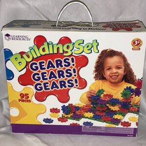 Learning Resources Gears Gears Gears Building Set STEM 96 Pieces Model 9162